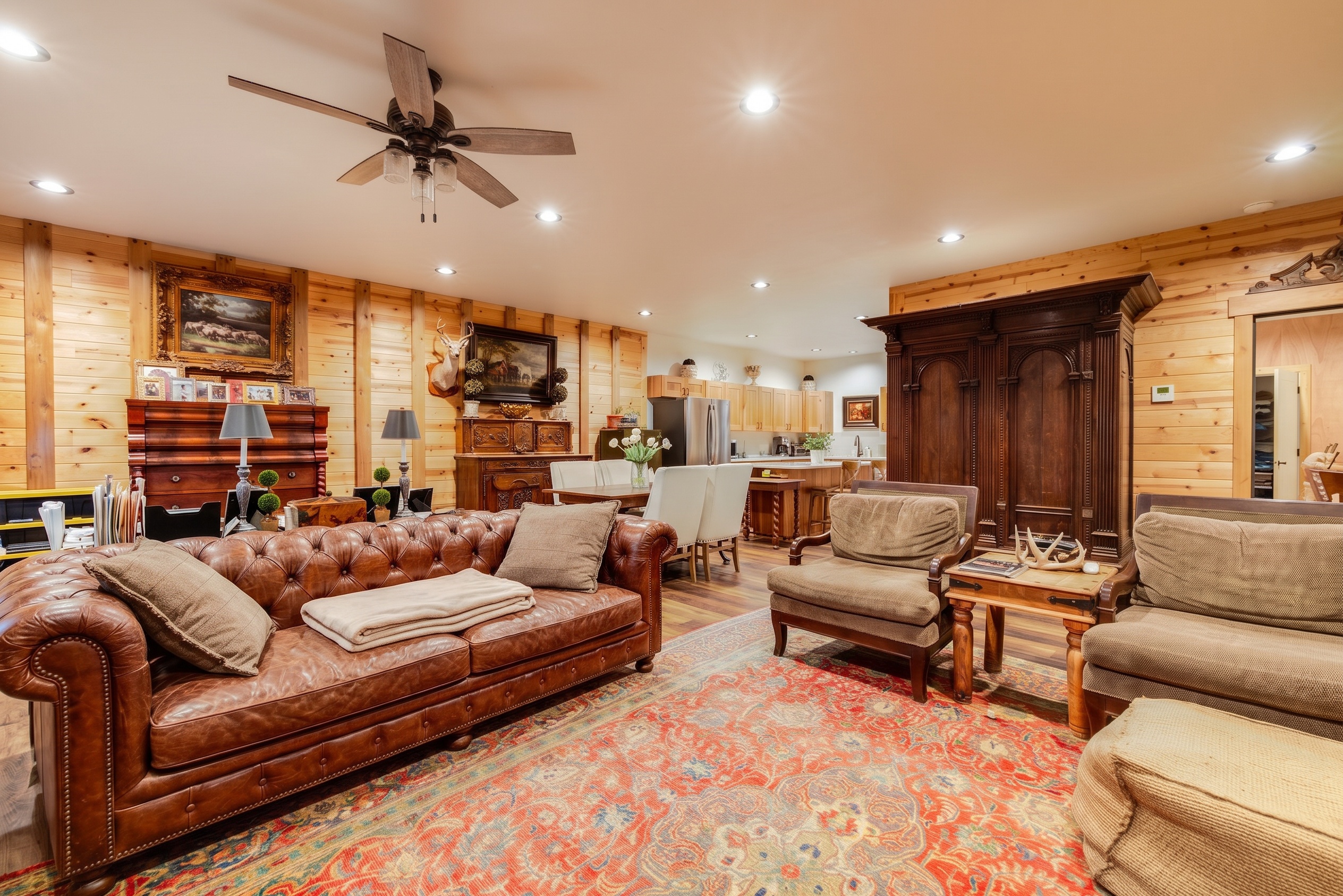Barn club room and office